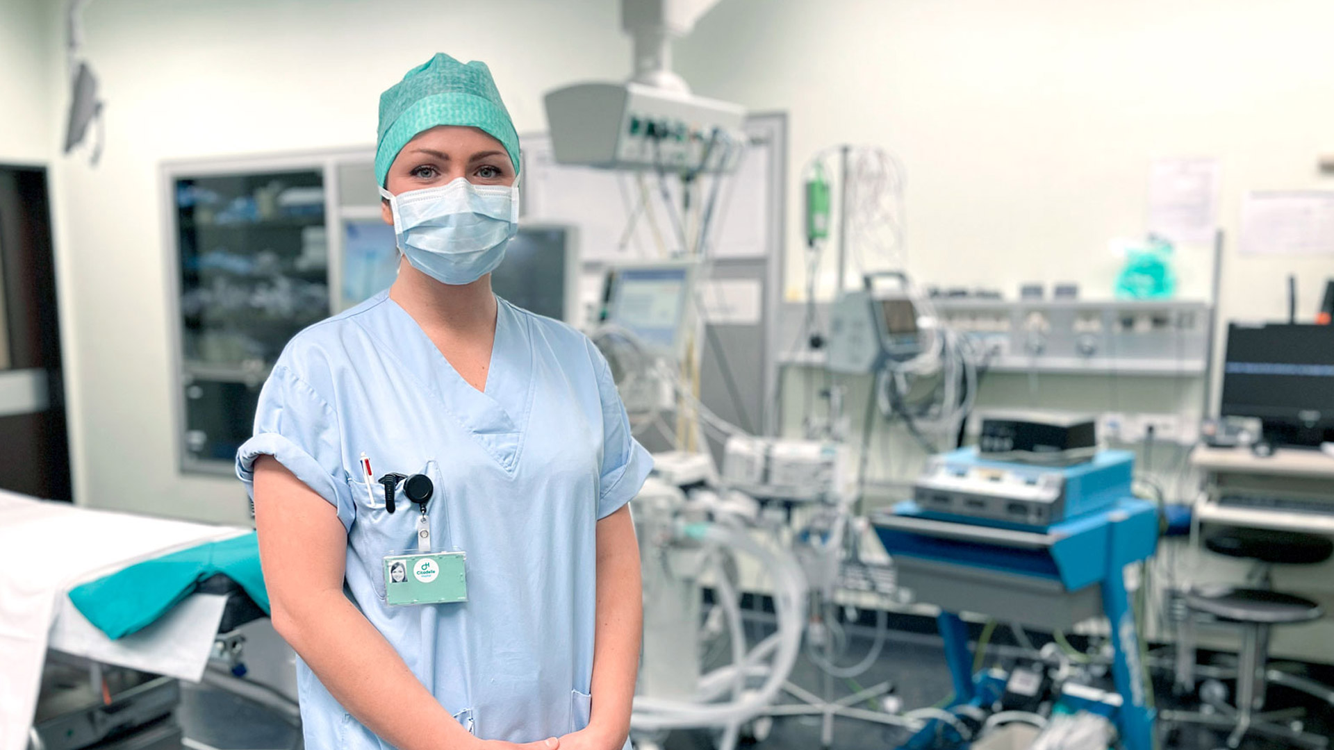 Infirmière au bloc opératoire